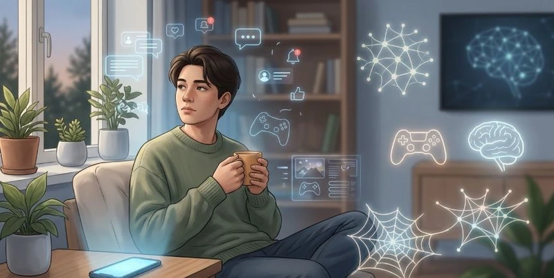 Social media, Living for whom? The impact of insta-living on mental wellness and brain development